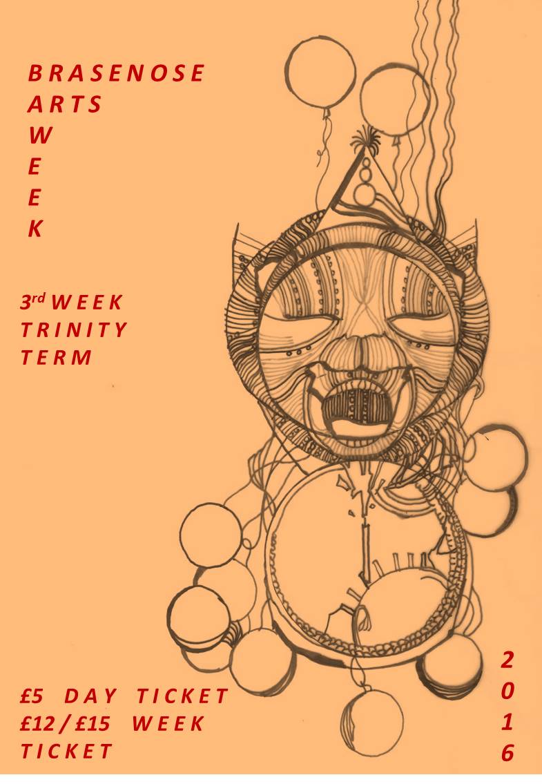 So excited to reveal one of our posters for BNC Arts Week... Illustration by the incredibly talented Louise Tidmarsh