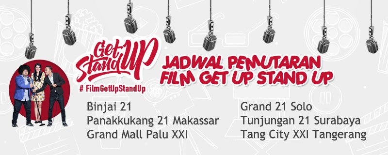 #FilmGetUpStandUp masih tayang, lho! Buruan serbu bioskop-bioskop berikut