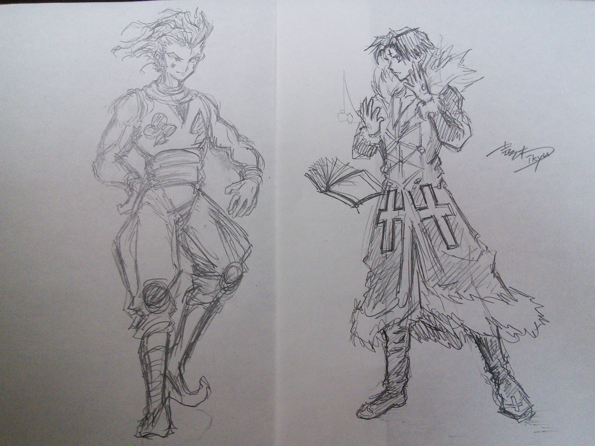 ট ইট র 壱休 クロロvsヒソカ どうなるんでしょう ハンターハンター Hunterxhunter クロロ ヒソカ 落書きさんと繋がりたい 落書き好きさんと繋がりたい