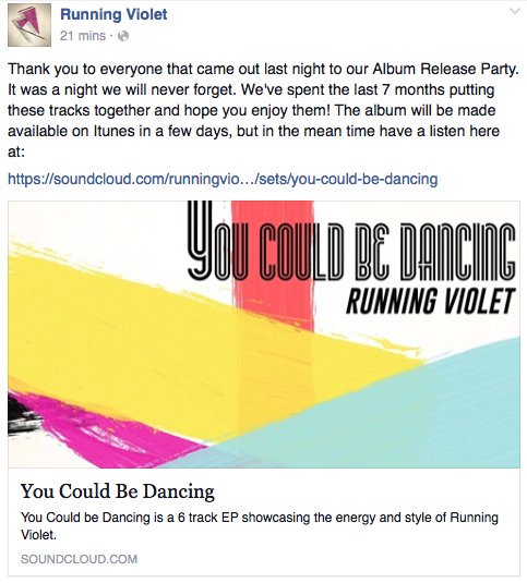 Congrats to <a href="/TO_Sessions/">Toronto Sessions</a> alum  @Running_Violet_ 
on their awesome #Albumrelease party!