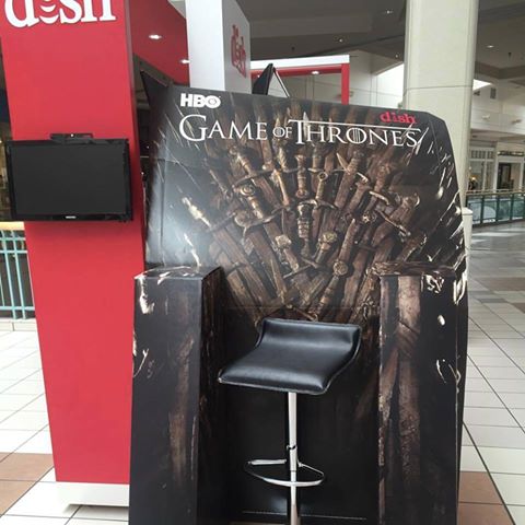 This is how NOT to do a photo booth activation! hahaha #GameofThrones