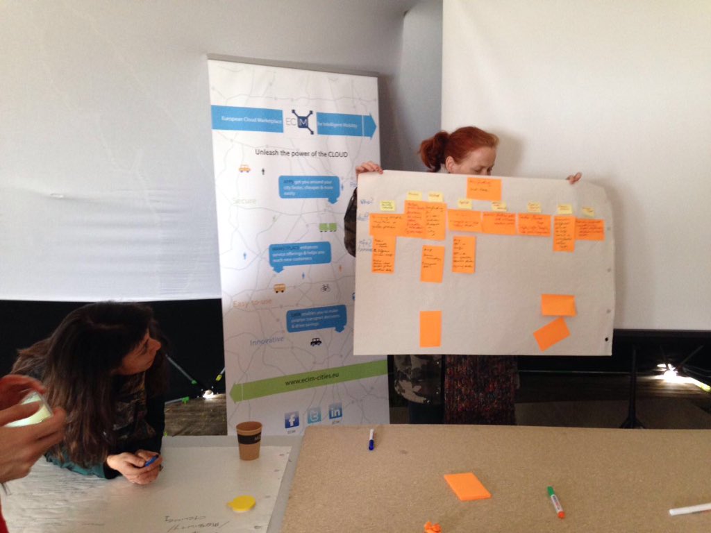 openlivinglabs's tweet photo. Brainstorming on new #multimodal #apps to enrich the @ECIM_eu Platform @Design_TheCity https://t.co/fZuHtU3Sks