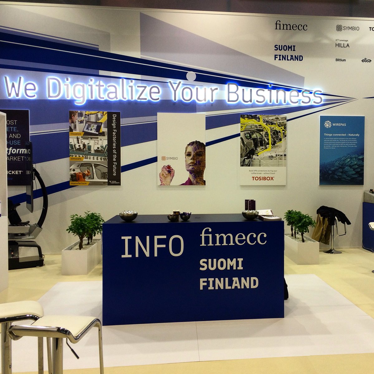 symbiofinland's tweet photo. Symbio and Team Finland #digitalize your business. Meet us in hall 16 C04 #hm16 #fimecc @symbionext #iot #cocreation https://t.co/eRiVZJNz08