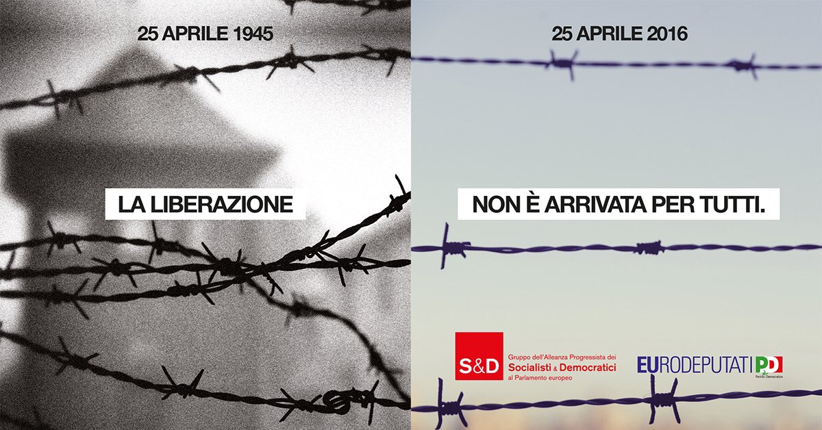 cozzolino62's tweet photo. #25aprile ricordare significa difendere quel progetto di #Europa unita e solidale contro le forze disgregatrici https://t.co/F7CtjOMKst