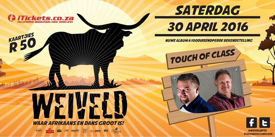StarburstPromo's tweet photo. Jy al jou planne gemaak vir Saterdag? @TouchofClassMus #100DuisendPerde cd-launch by @Weiveld ! Jy #MaggieMissie! https://t.co/48dpLy9vxU