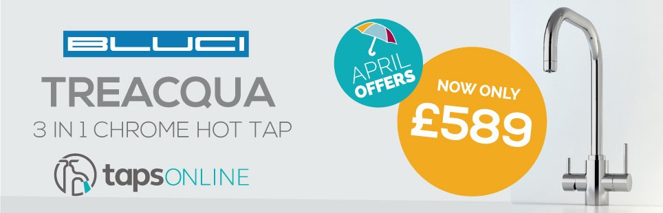 tapsonlineuk's tweet photo. Save over £300 on the @Bluci2014 Treacqua hot tap which is one of our #April offers 

https://t.co/k2JHTKdNi2 https://t.co/IjLcQQNuOG