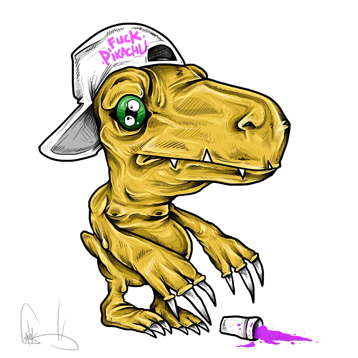 spoksponha's tweet photo. Digimon Trap https://t.co/wbloTykfJ7