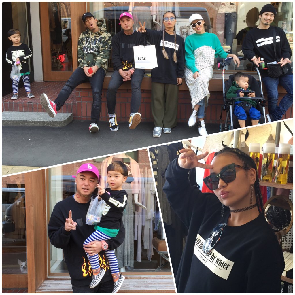 めっちゃ大好きなファミリー 💕 Rieちゃん <a href="/riehata/">梨絵</a>  Dee君 @dadeehello  キング&amp;プリンス君  <a href="/taikibud/">taikibud</a>  が来てくれたよ〜😍💥 with@dancestudionative