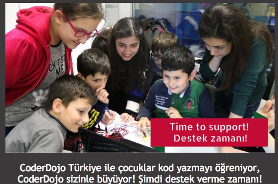 CoderdojoTurkey's tweet image. #CoderDojoTurkiye haber bültenimiz çıktı, @Fongogo_ kampanyamızla ilgili herşey burada :) 2bpkw.r.ca.d.sendibm2.com/ic8damubnf.html