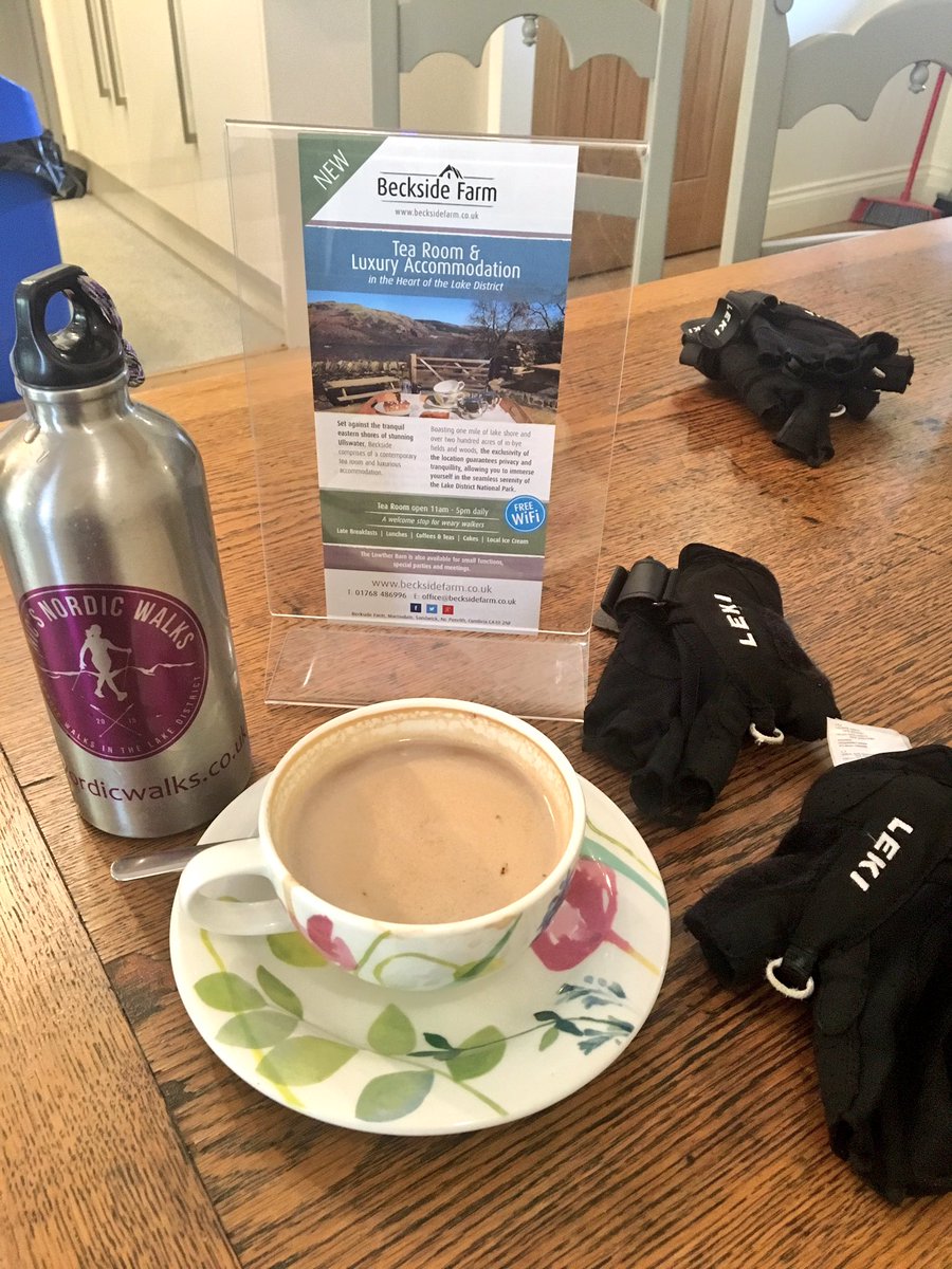 From fell water 2 luxury Mocha! <a href="/becksidefarm/">Beckside Farm</a> Gr8 pitstop NordicWalk #UllswaterWay <a href="/lakedistrictnpa/">Lake District</a> <a href="/UllswaterSteam/">Ullswater 'Steamers'</a>