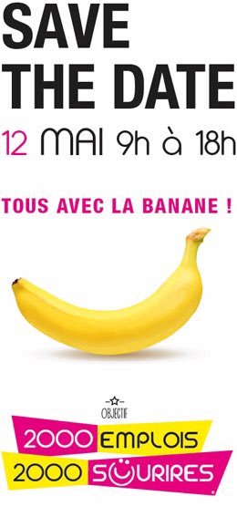 2000Emplois's tweet photo. Save The Date 🍌💕😃 #2000emplois https://t.co/wJBMDWbNjV