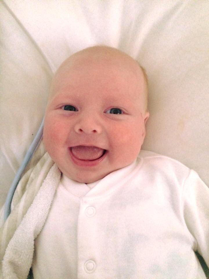 dionkirk's tweet photo. Happy baby of a morning giving me lots of smiles😍💙 https://t.co/kXAEU3bwFx