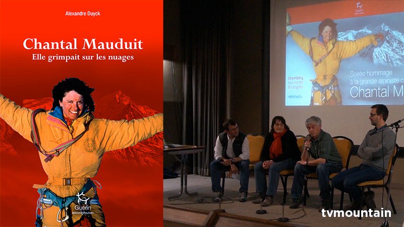 tvmountain's tweet image. #alpinisme. Chantal #Mauduit par Alexandre #Duyck Editions #Guérin #Chamonix: tvmountain.com/video/culture/…