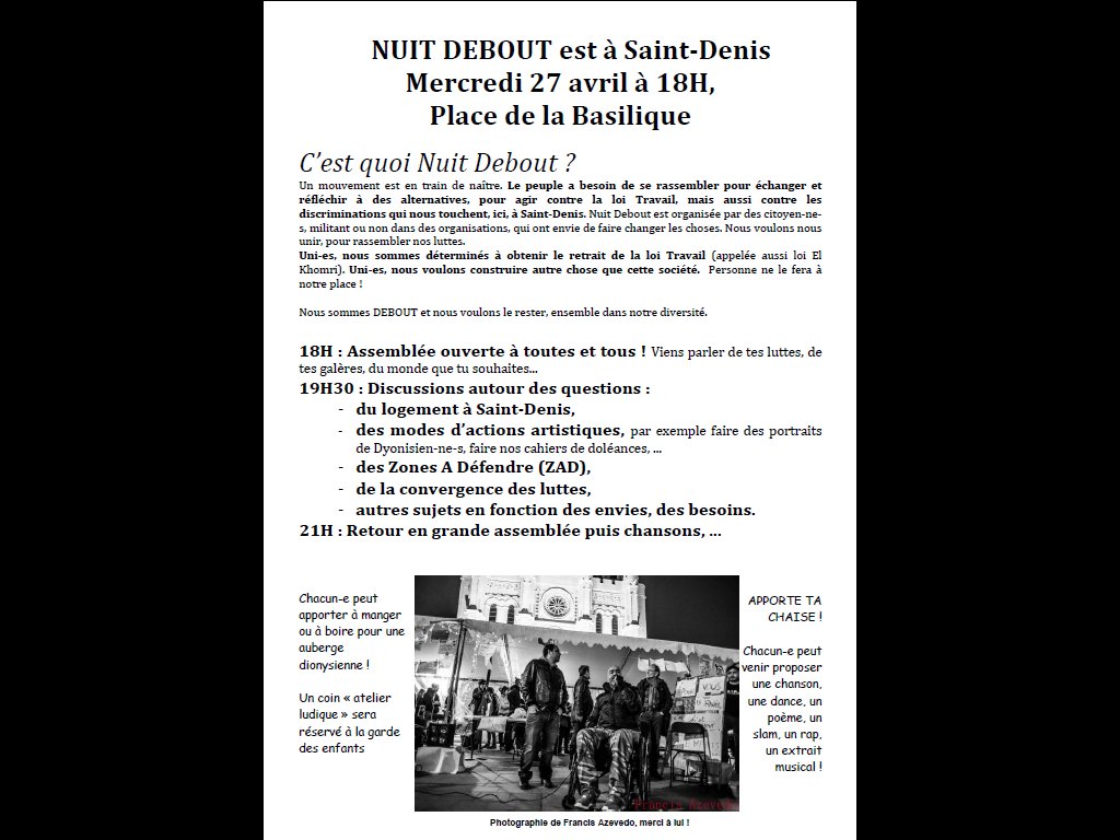 Media Tweets By Saint Denis Debout Stdenisdebout Twitter