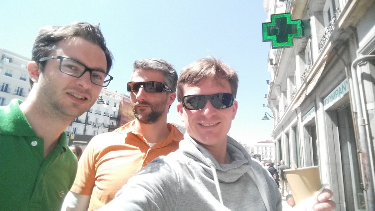 OSevangelist's tweet image. CRC of #AMCIS2016 Paper finished. Now reducing overtime in sunny #Madrid with fellow runners. Awesome!!!