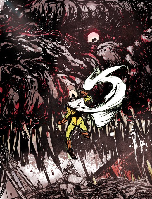 サイタマ氏のtwitterイラスト検索結果 古い順