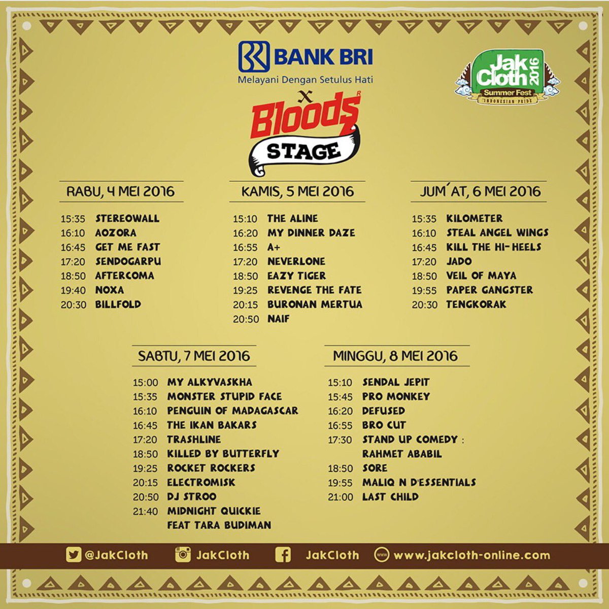 here we go! bkl ada spesial kolaborasi x <a href="/MidnightQuickie/">Midnight Quickie</a> di <a href="/JakCloth/">JakCloth</a> 7 Mei 2016, jgn sampai gak dtg FRIENDS!