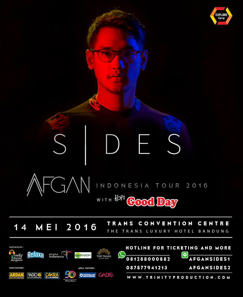 HeartenlyID's tweet photo. Konser AFGAN “SIDES” Indonesia Tour 2016 by Selama 8 tahun perjalanan karirnya di dunia m... https://t.co/JW6rfMFnDx https://t.co/F1VzQtAJbp