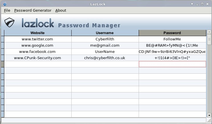CyberFilth's tweet image. Beta version of #LazLock, available for Linux &amp;amp; Windows.
#Lazarus #Pascal
sourceforge.net/projects/lazlo…