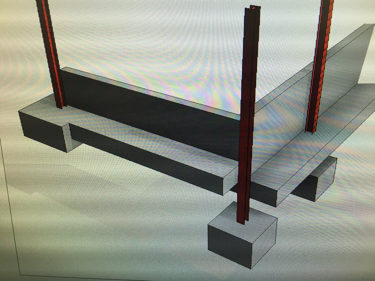 Urbanavitcha's tweet image. Today I'm mostly: Modelling car park foundations! #norfolkcad #structuralengineering #structuralmodelling