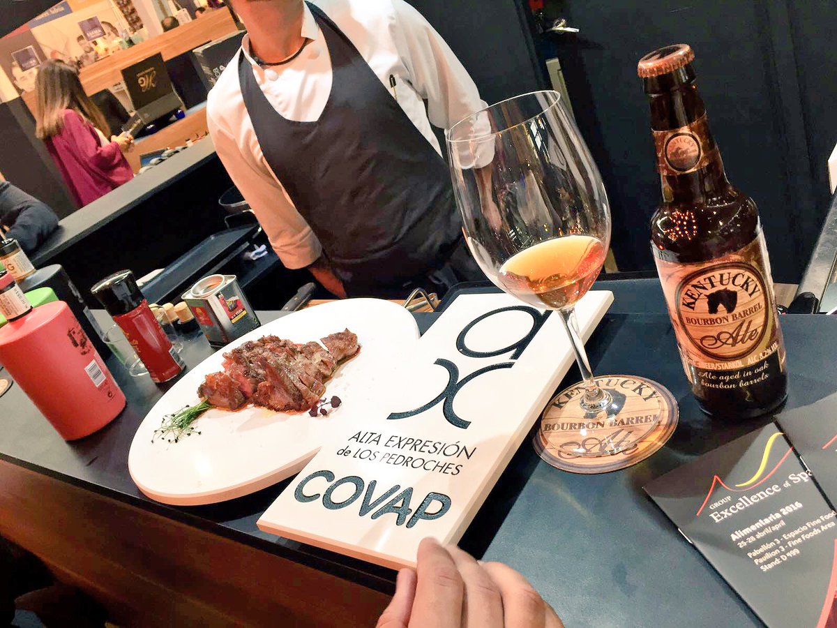 BB_import's tweet photo. Las auténticas cervezas 'made in #Kentucky' de @Alltech presentes en #Alimentaria2016 @Alimentaria 👏🏻👏🏻👏🏻 Stand D499 https://t.co/BHdgDQ3eb2