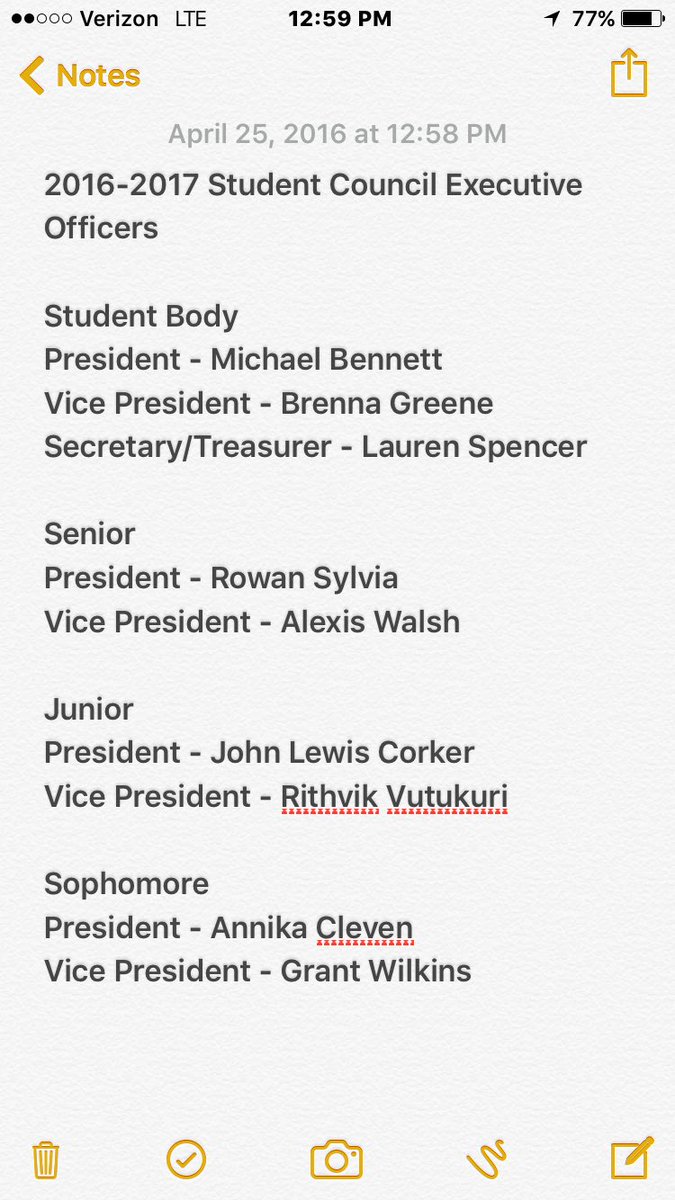 DBCouncil's tweet photo. Congratulations to your 2016-17 Student Council Executive Officers.  Can't wait to see what next year will hold! https://t.co/aY1dNUvipA