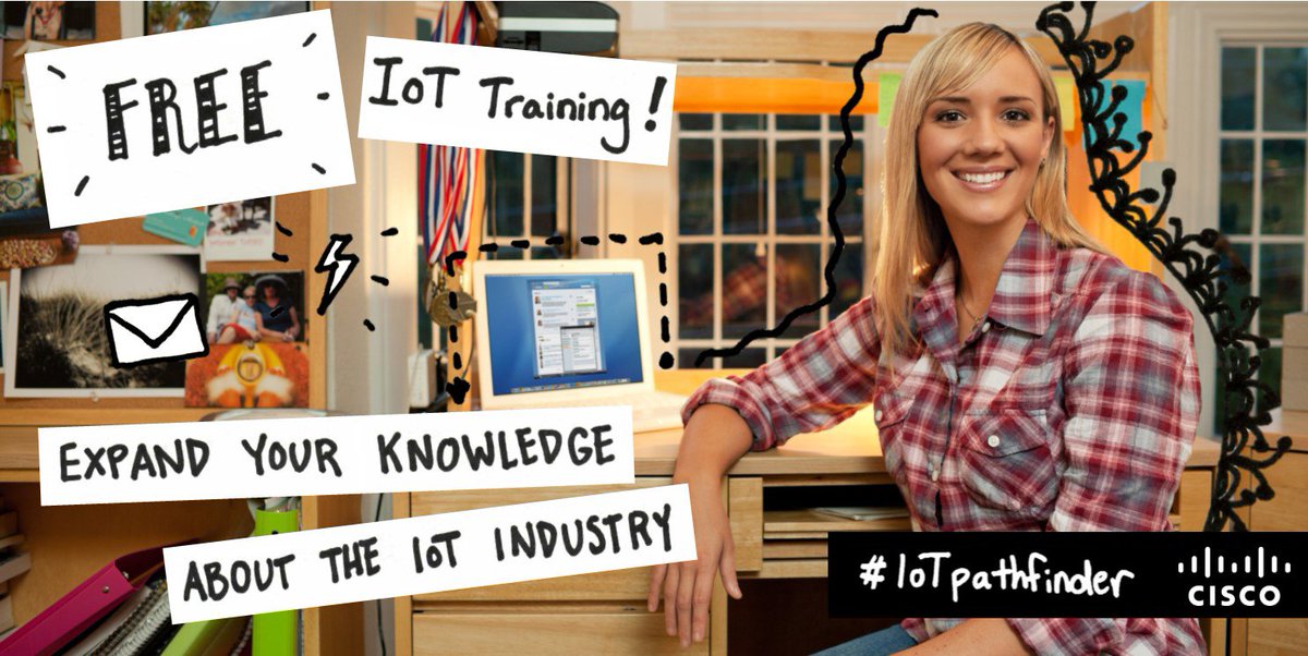 CiscoIIoT's tweet photo. Expand your #IoT knowledge by joining #IoTpathfinder on #data 4/28 10am for #girlsinICT day! https://t.co/1G3tR8a1h8 https://t.co/64ff69sHDR