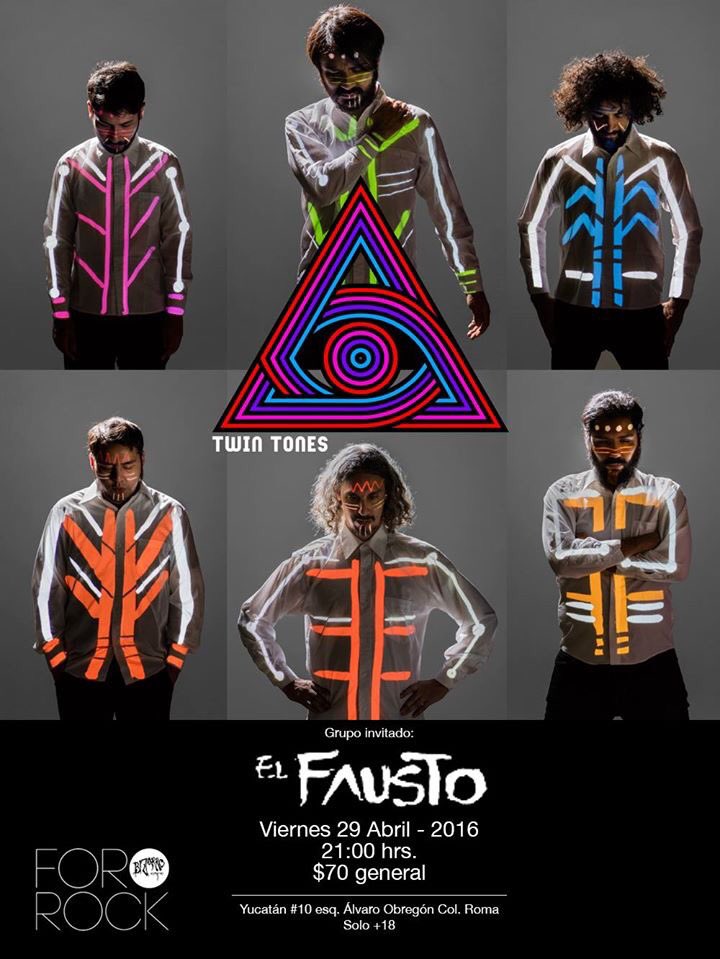 twin_tones's tweet photo. Nos vemos este viernes en el #fororock del @CAFEBIZARRO Yucatán #10 Roma. $70 21:00 hrs. #ojodeluz https://t.co/1e8tXVugcX