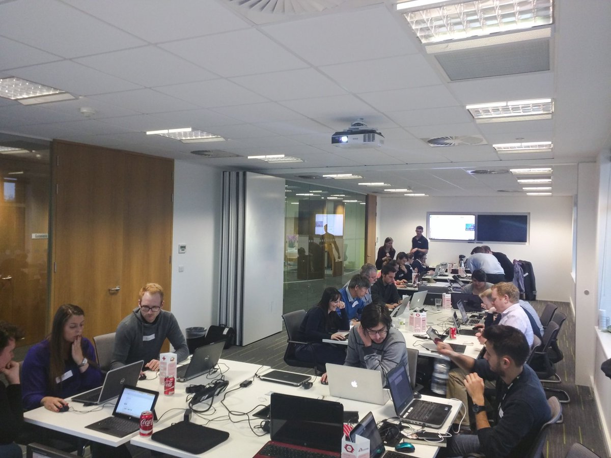 isbrackenridge's tweet photo. #Mapathon in full swing here at @1Spatial @TheMissingMaps https://t.co/SApk9b4VnA