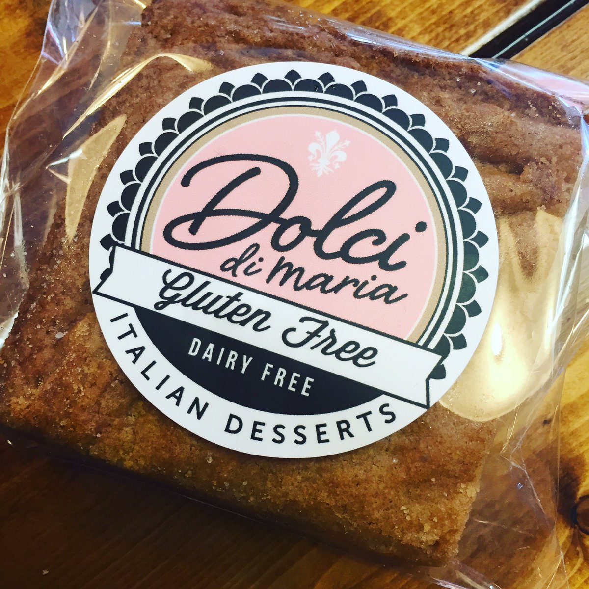 peaberrypress's tweet photo. Gluten Free Dairy Free Blondies!!! They are so good! #dolcidimaria #glutenfree #dairyfree https://t.co/9XE1skWdTO