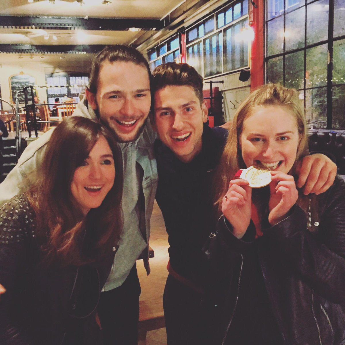 BIG congrats to the very photogenic #Clay dreamteam on a fabulous run <a href="/ThePleasance/">Pleasance</a>!