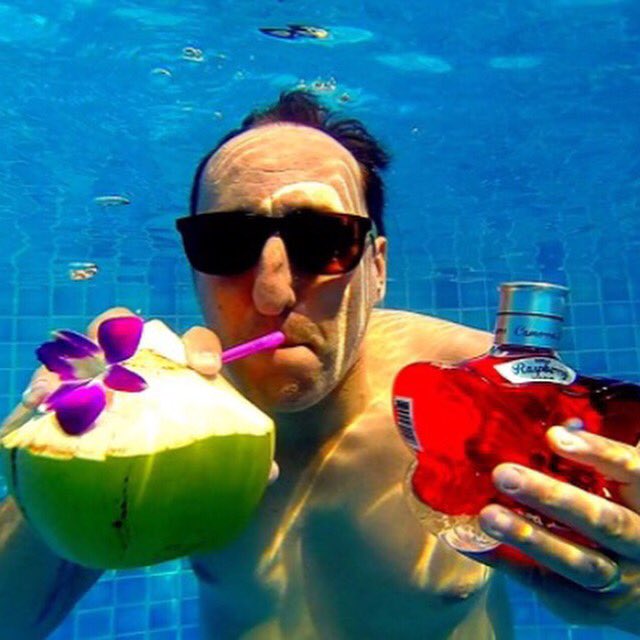 Camorra Liqueur even tastes great under water :). #camorramademedoit