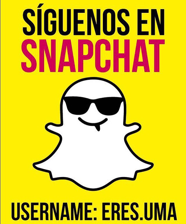 🔺En SNAPCHAT puedes ver en vivo todas las fotos y vídeos de las actividades que ERES realiza🔺 #ERESsocial