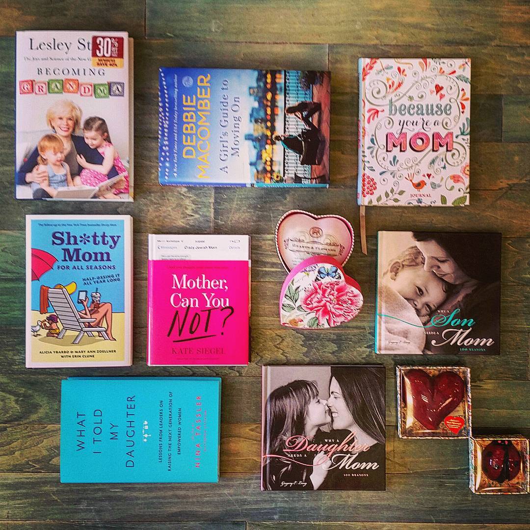 Thoughtful or hysterical: #GiftsForMothersDay! @LesleyRStahl @kateesiegel @debbiemacomber @ShttyMom @TodaysMoms