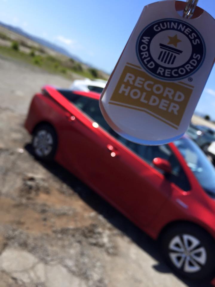 OneOakland's tweet photo. Thanks to the 332 Toyota owners who came out Saturday to set a world record for hybrids in a parade. #PriusParade https://t.co/sWnC5YOTbL