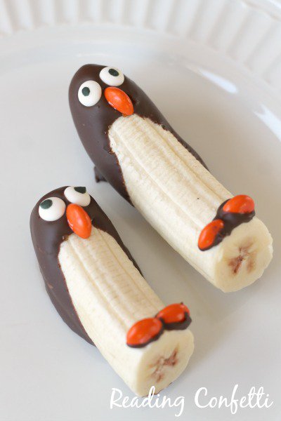 LudlowLibrary's tweet photo. Imagine an iceberg meringue of banoffee pie + a forest of penguin bananas on top #perfectpudding #WorldPenguinDay https://t.co/d11QNdLP89