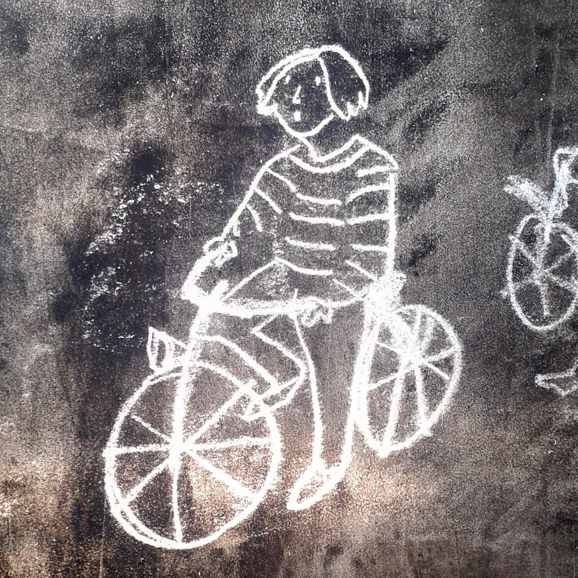 wearewunderfitz's tweet image. Sonja druckt ihren Comic ausdrücklich ausdrucksvoll auf monotypische Weise. Rad fahren in #Münster? #comic #8pages