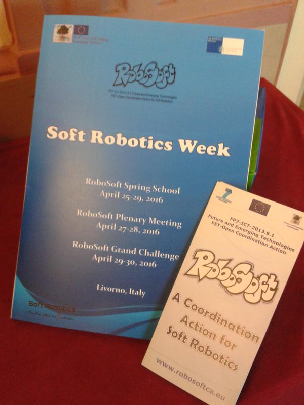 FixingFutureBCN's tweet image. Soft Robotics Week just started! #softroboticsweek2016 @RoboticsEU @ScuolaSantAnna @RoboSoft_CA