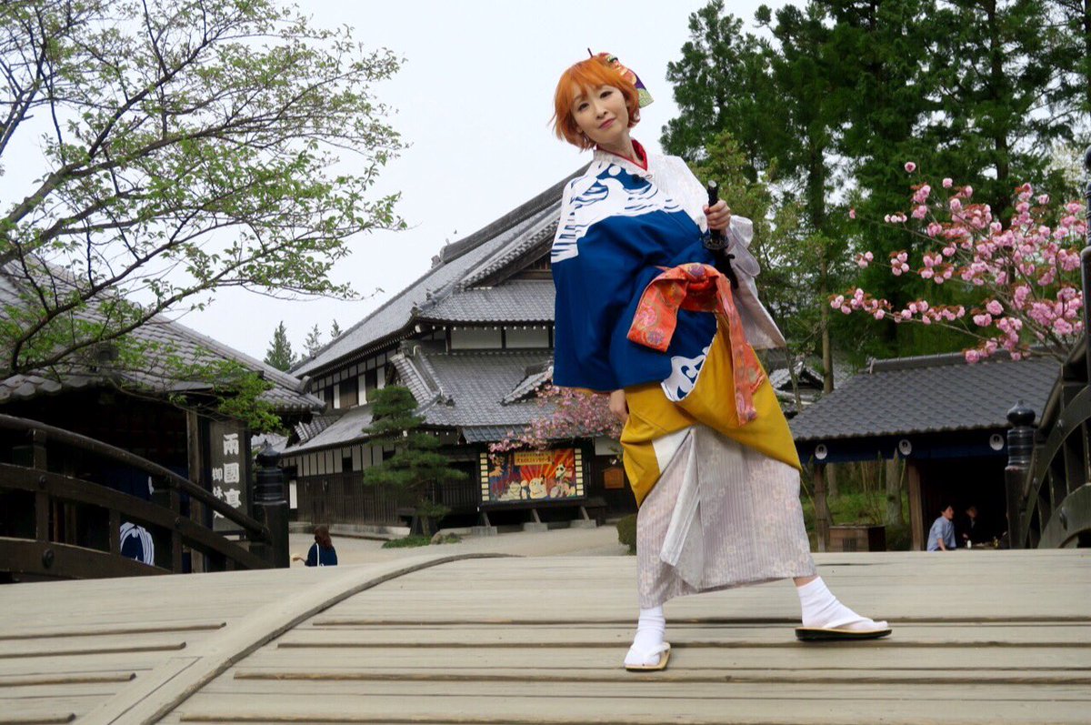 Rie りえ No Twitter 栃木はコスプレ大国かw 日本大放送 3度目のお江戸 ロケ 他の人と同じは好きじゃない 着物の着こなしも枠にとらわれずに自由でいたい 江戸時代を生きたそんな かぶき者 たち 現代にもいるよね 日光江戸村