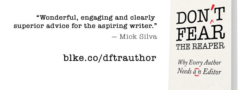 batwood's tweet photo. What's it like to work with a #freelance #editor? Get Don't Fear the Reaper for 99¢: https://t.co/YldZ5ZEm5S https://t.co/VkSJHAtXvG