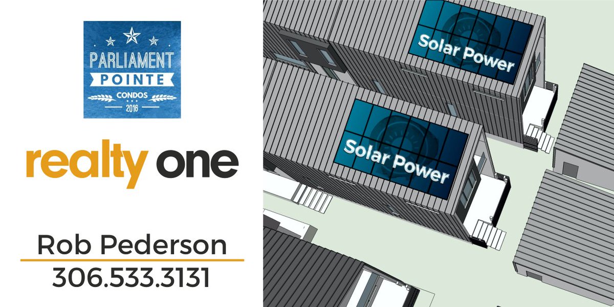 RealtyOneYQR's tweet image. Modern amenities balanced w/ energy-saving solar technology that will save you money! Ask us how #ParlimentPointe