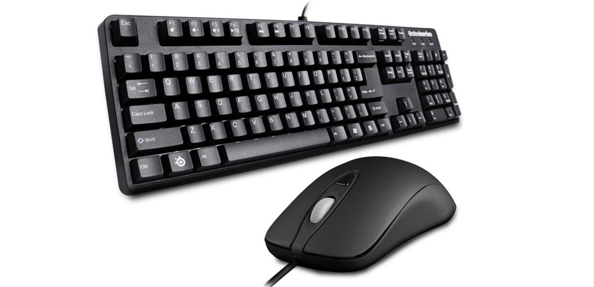 bonsplanstech's tweet photo. Kit clavier SteelSeries 6Gv2 et souris Kinzu v3 à 79,95 € https://t.co/hTOd61p06p #BonPlan https://t.co/YL8JRTyUN9