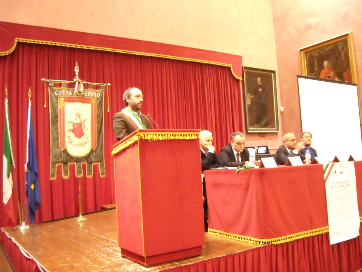 Festa della Liberazione a Fermo. Il Sindaco Calcinaro: combattere ancora l'oblìo, l'ignoranza e l'intolleranza.
