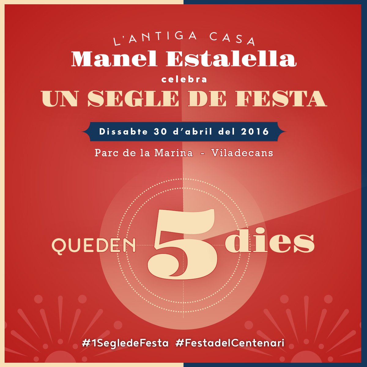 Tic, tac, tic, tac... Comença el compte enrere! #1SegleDeFesta