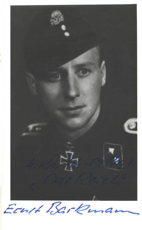 Heisenberg Ausf B ドイツエース戦車長top10 8位 エルンスト バルクマン スコア 台 バルクマン コーナーは有名 Ernstbarkmann