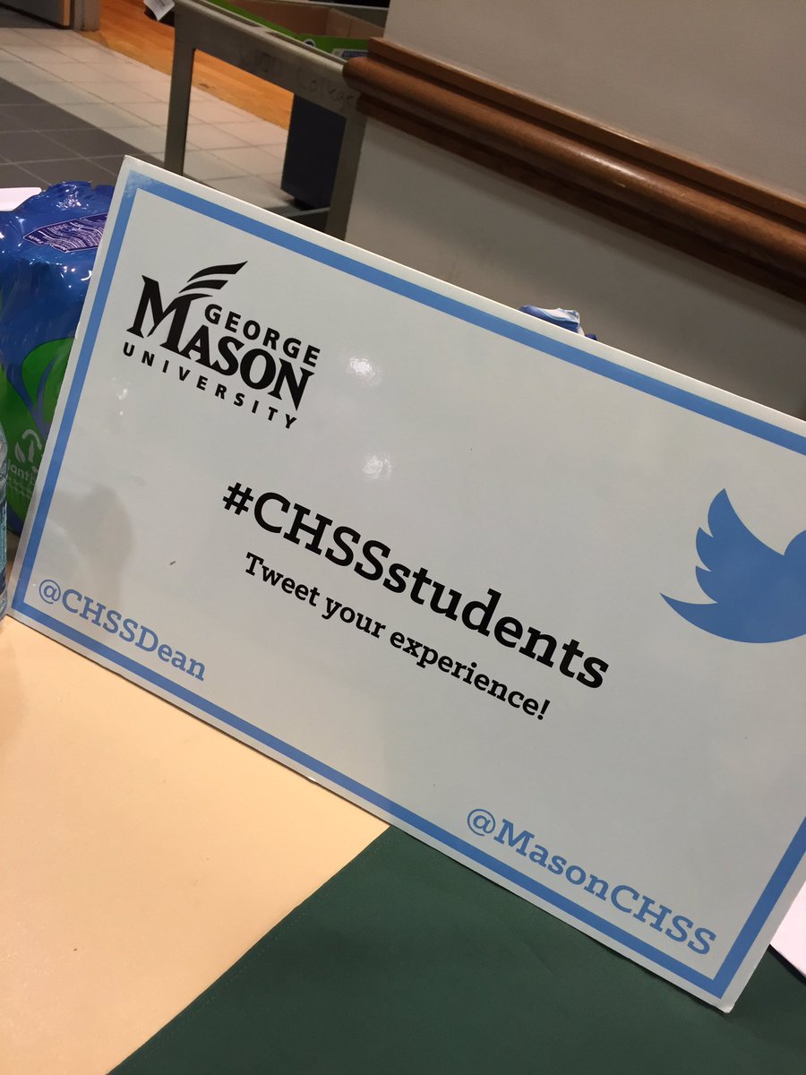 Mason_OSCAR's tweet photo. Tweet your project at the CHSS Undergrad Research Symposium! #CHSSstudents @CHSSDean @MasonCHSS #iamOSCAR https://t.co/shDwyR1S7E