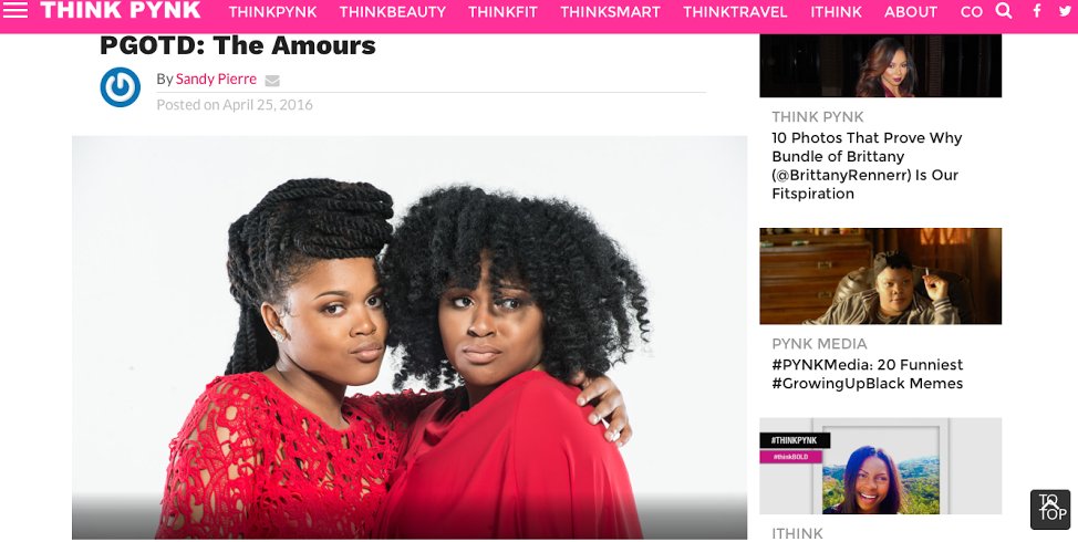 QueenofMedia's tweet photo. Check out ​​​​​@The_Amours Featured as #PGOTD via @PYNKMAGAZINE! https://t.co/rJixQ1zZIC #pynkmagazine #theamours https://t.co/6zDNF56r0x