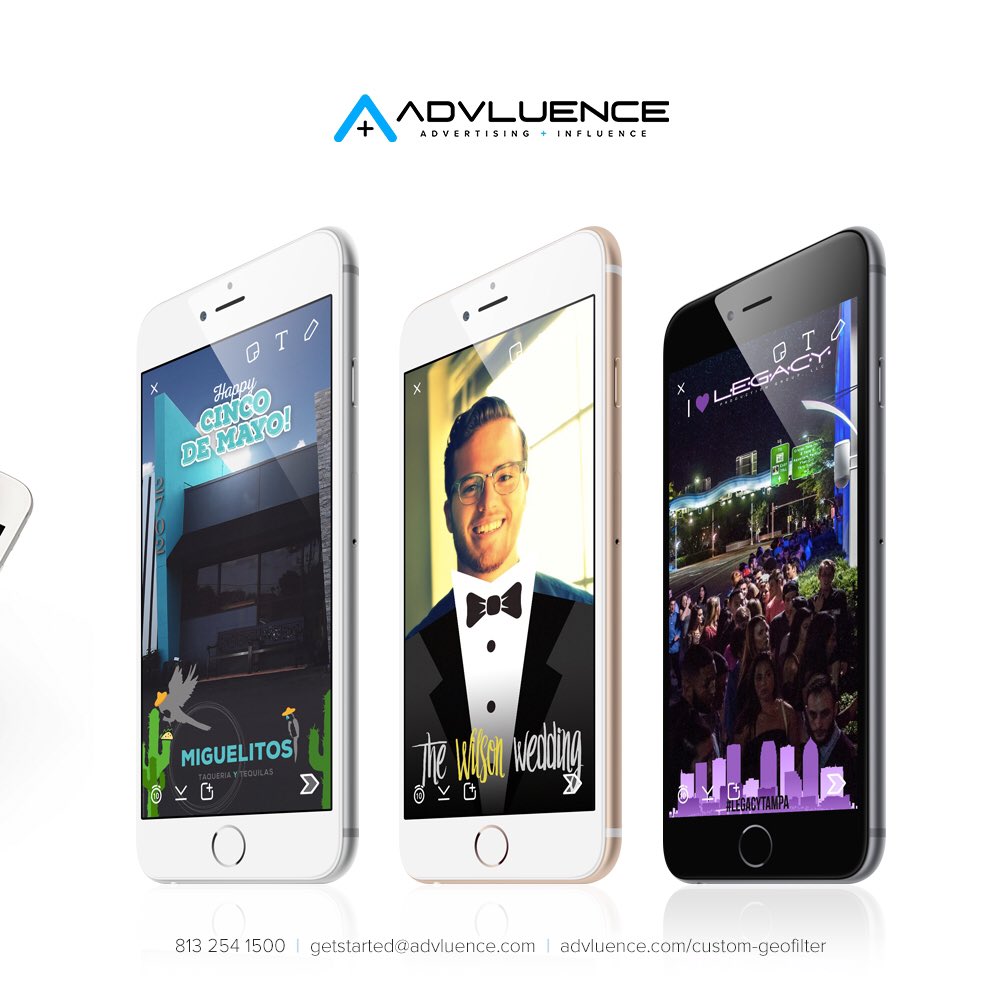 Advluence's tweet image. #OHSNAP | Geofilters are here!

Extend your reach for your brand.

Learn more: advluence.com/custom-geofilt… #Tampa