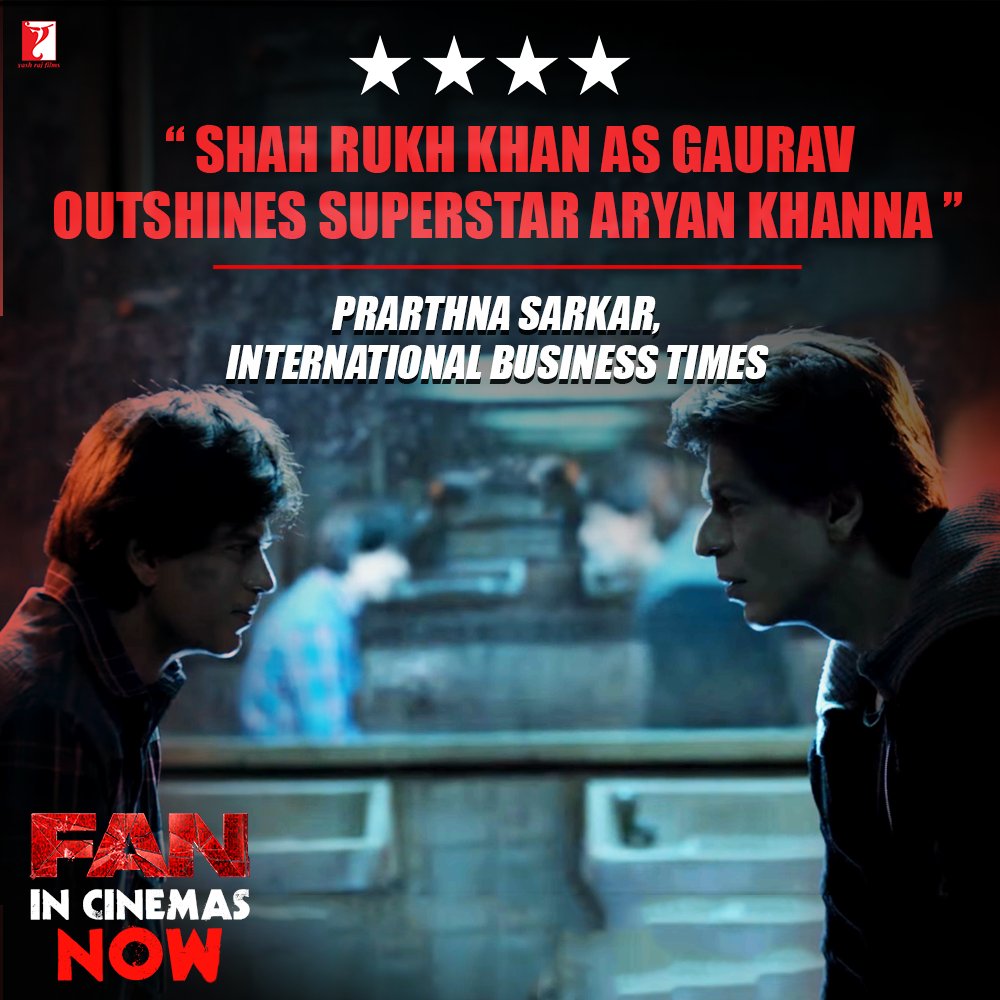 FanTheFilm's tweet photo. Gaurav or Aryan-Who wins your heart? Watch FAN in cinemas now to decide! Book your tickets- https://t.co/MnlbZpsXUR https://t.co/cFARjEsATn