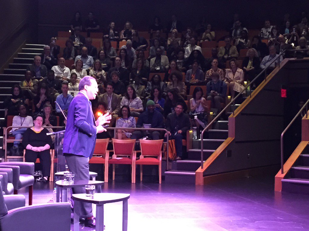 BonnyTynch's tweet image. YoYo Ma giving us a warm welcome!  #ArtsSummit